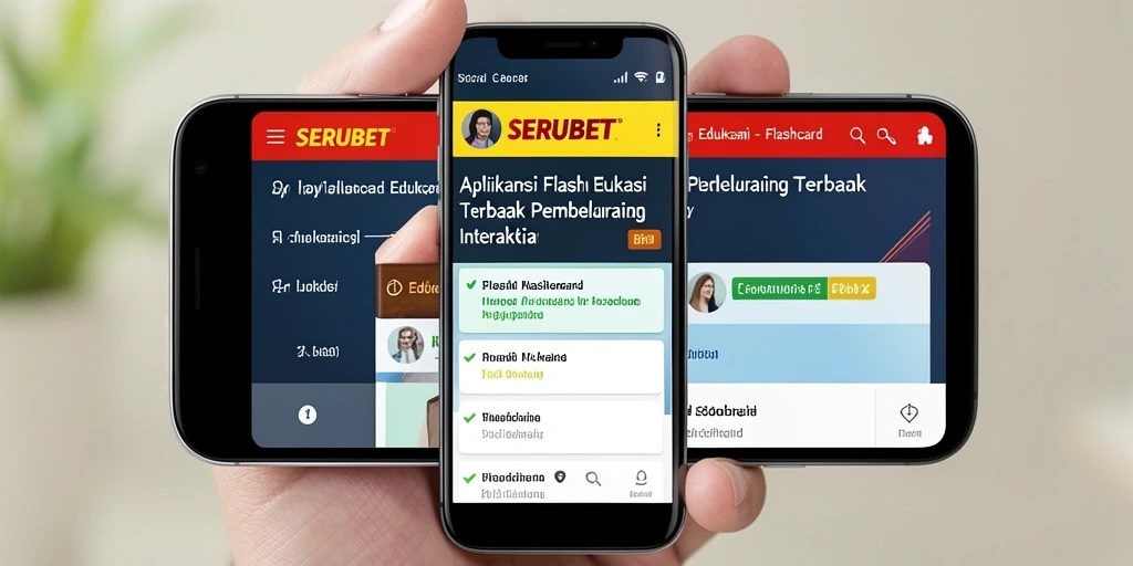 Antarmuka aplikasi SERUBET yang interaktif dan intuitif untuk belajar.