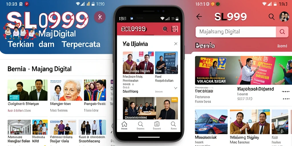 Tampilan antarmuka SL999 yang modern dan mudah digunakan.