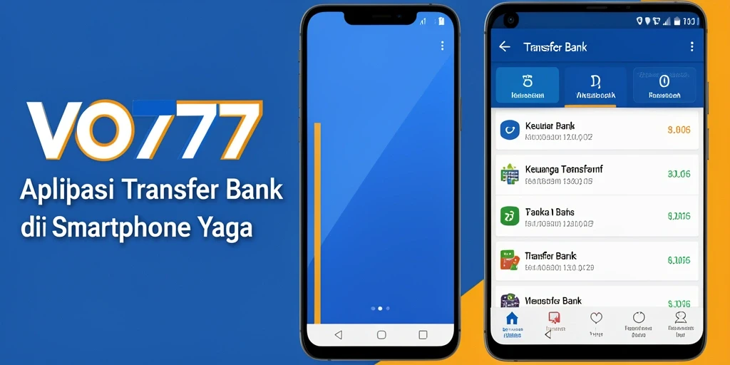 Antarmuka user-friendly aplikasi VO777 untuk Transfer Bank.