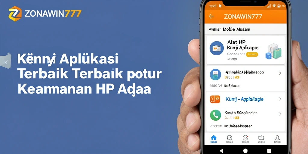 Tampilan antarmuka ZONAWIN777 yang intuitif dan mudah digunakan.